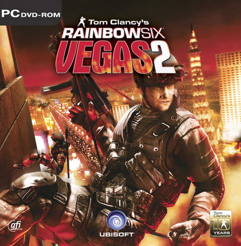 Постер Tom Clancy's Rainbow Six: Vegas 2 (2008/RUS) бесплатно
