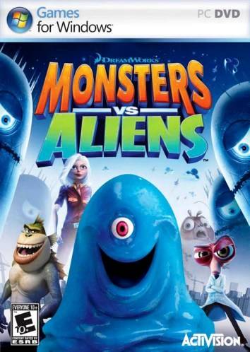 Постер Monsters vs. Aliens (2009/Multi) бесплатно