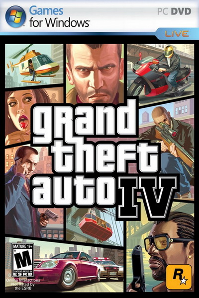 Постер Grand Theft Auto 4 (2008/MULTI8/Repack) бесплатно
